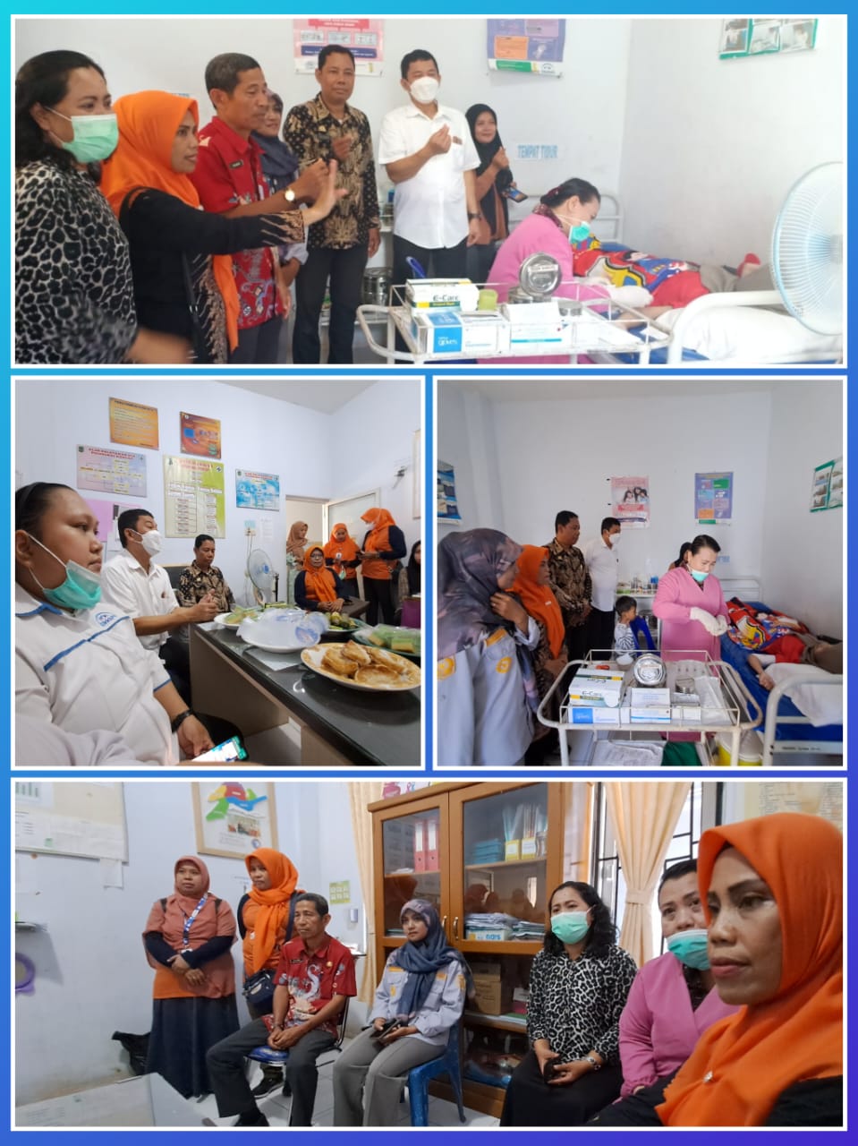 Kunjungan Dinas PPKB ke Puskesmas Pontap